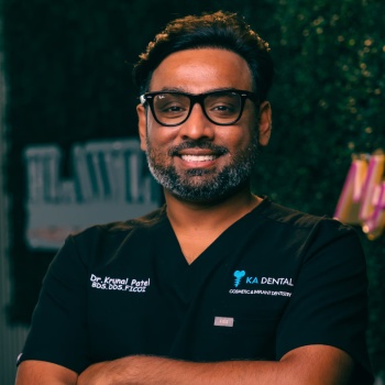 Dr. Krunal Patel, BDS, DDS, FICOI at KA Dental in Royal Palm Beach, West Palm Beach, Palm Beach Gardens, and Lantana, FL Dr. Krunal Patel, BDS, DDS, FICOI at KA Dental in Royal Palm Beach, West Palm Beach, Palm Beach Gardens, and Lantana, FL