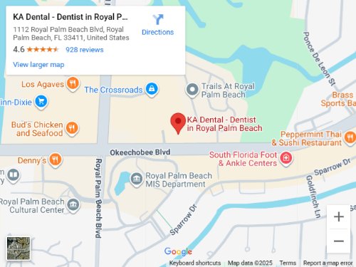 Get Directions to KA Dental Cosmetic & Implant Dentistry in Royal Palm Beach, FL