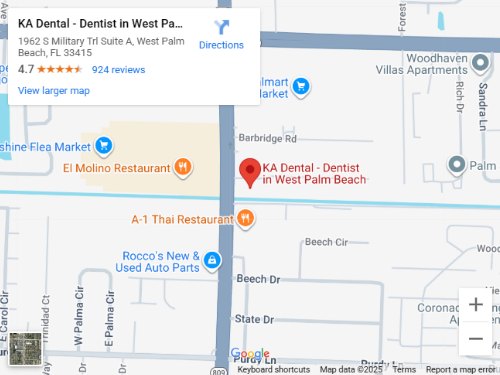 Get Directions to KA Dental Cosmetic & Implant Dentistry in West Palm Beach, FL